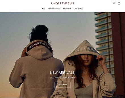UNIDER THE SUN online shop